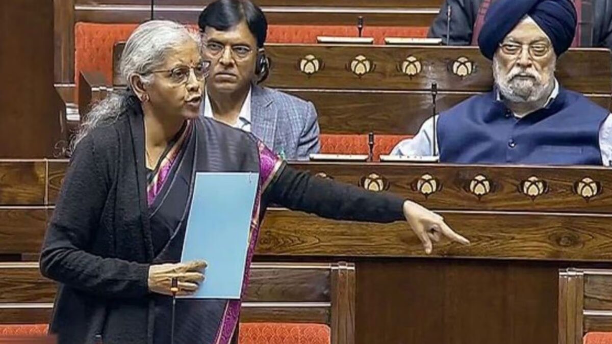 Sitharaman to Introduce Company Legal guidelines Invoice Right now