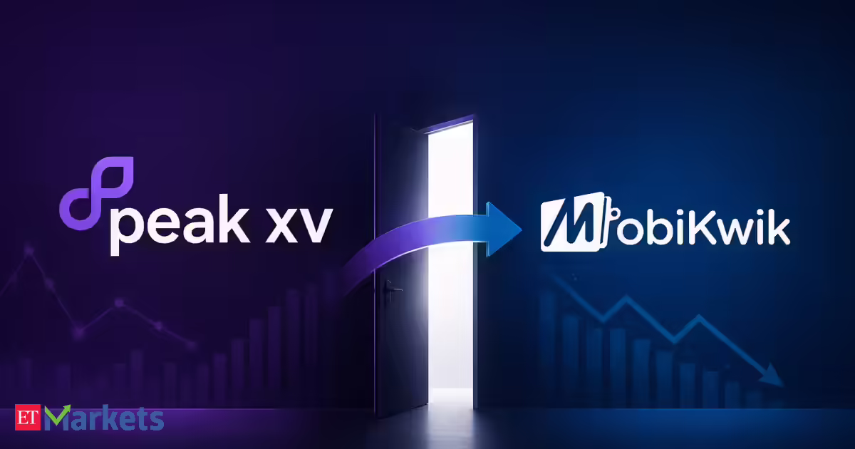 Peak XV exits One MobiKwik Programs in Rs 130 crore block deal: Report