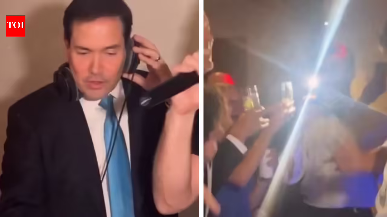 ‘Secretary of the whole lot’: Marco Rubio DJs at wedding ceremony, seen sporting headphones and leaning over decks in viral video