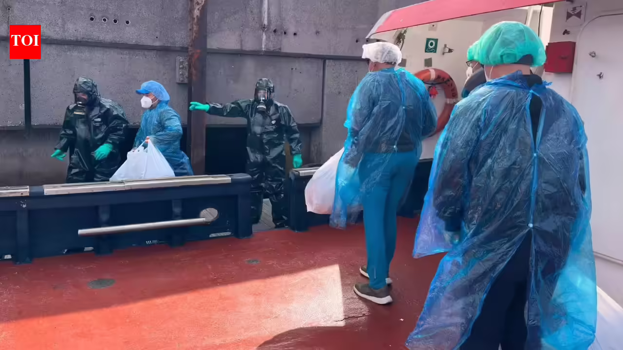Hantavirus outbreak: Cruise ship passengers begin disembarking in Spain, all to be checked for signs