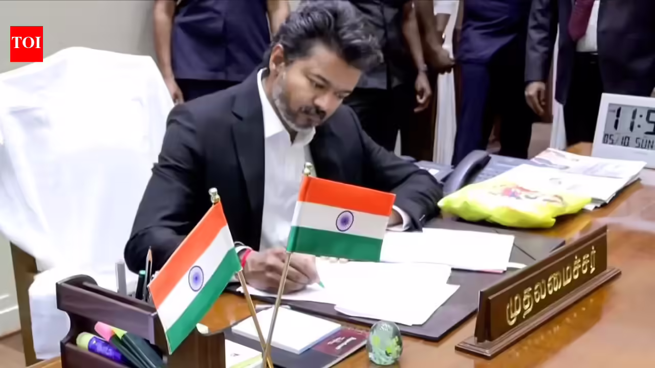 From going off script to appointing ex-DMK MLA as pro-tem Speaker: Vijay’s eventful first day as Tamil Nadu CM | India Information