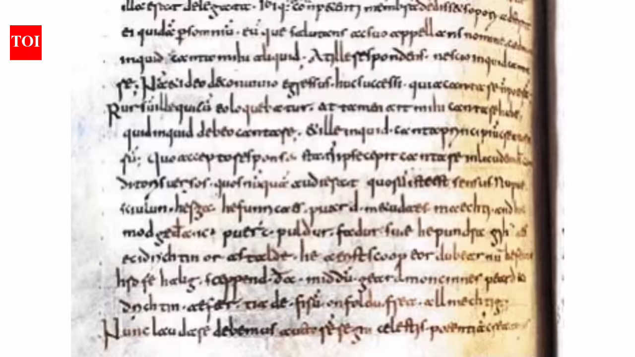 Specialists surprised by a forgotten medieval e book in Rome hiding oldest English poem