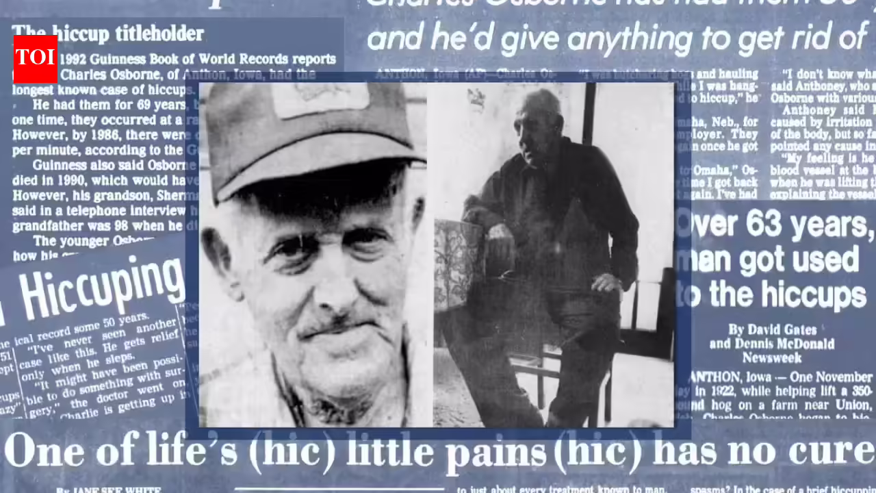 The person who hiccupped greater than 430 million instances over 68 years
