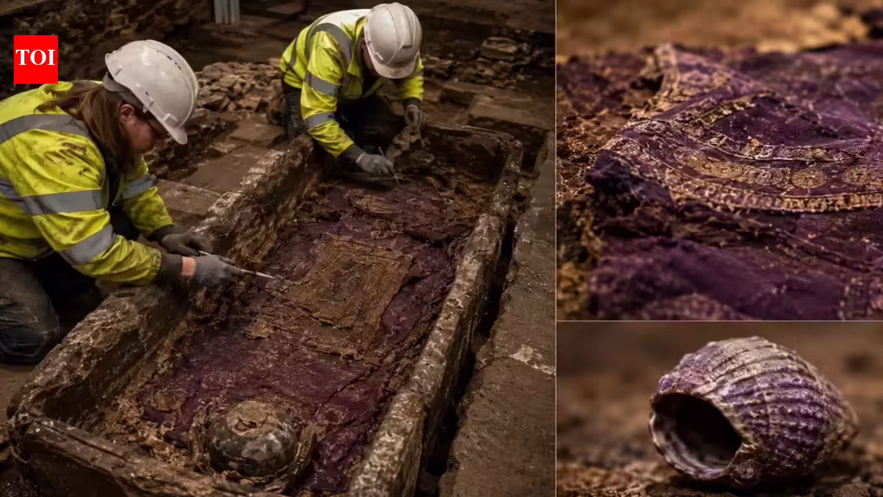 1,700-year-old Roman tombs reveal a dye value greater than gold inside coffins sealed for hundreds of years