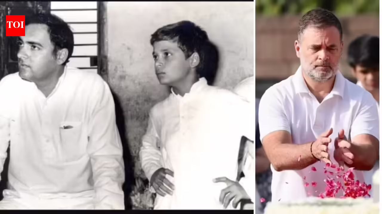 ‘Papa, I’ll totally shoulder…’: Rahul Gandhi remembers father Rajiv Gandhi with emotional word, childhood picture | India Information