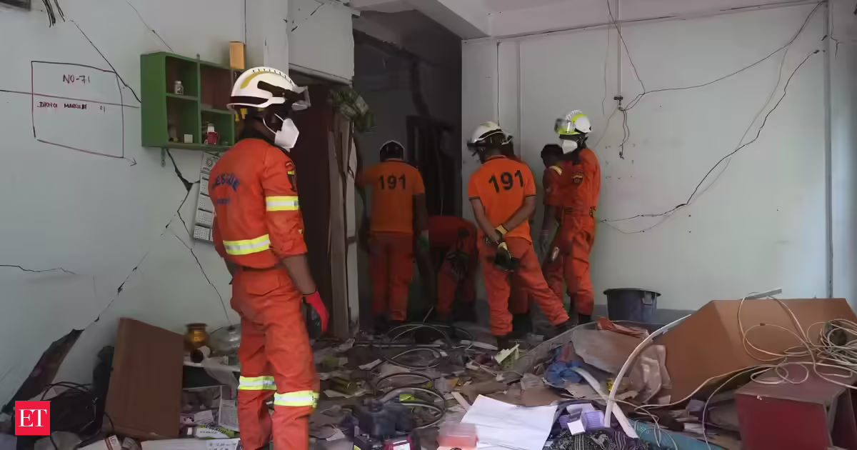 Rescuers say a blast at a constructing storing explosives in Myanmar has killed greater than 45 individuals