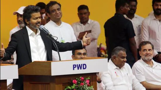 Vande Mataram performed throughout Vijay’s swearing-in ceremony sparks row