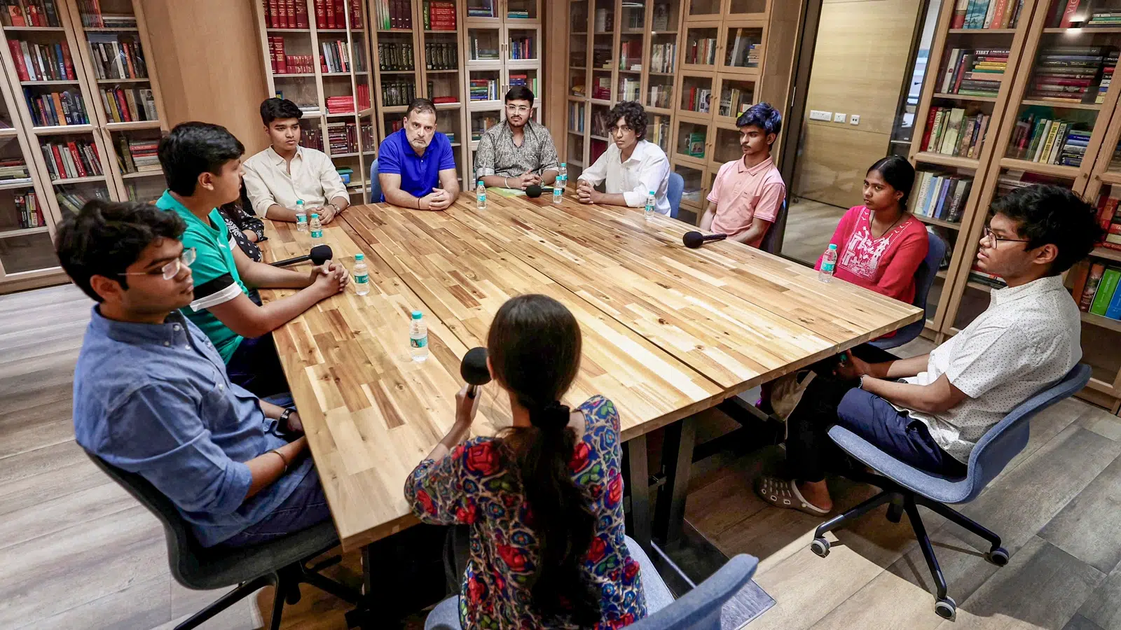 CBSE row: Rahul Gandhi Meets college students, takes dig at authorities | India Information
