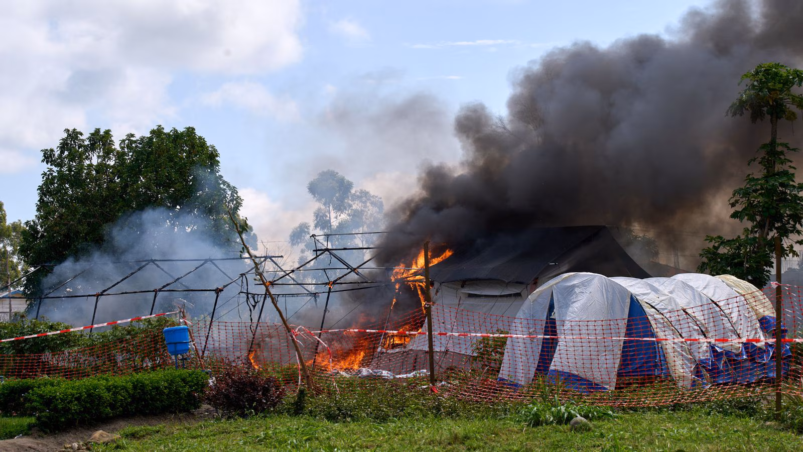Ebola Hospital Tents Torched in DR Congo Over Native Burial Dispute Amid Quickly Spreading Outbreak