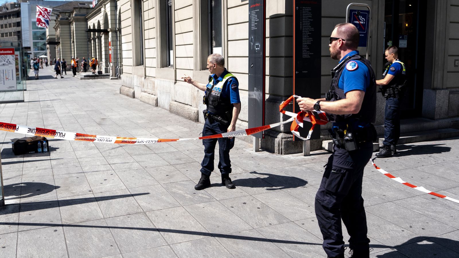 Three wounded in stabbing at Winterthur prepare station; Swiss authorities name it ‘act of terror’