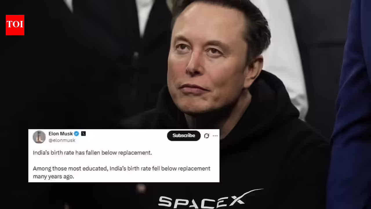 Elon Musk Highlights Alarming Drop in India’s Fertility Fee | India Information