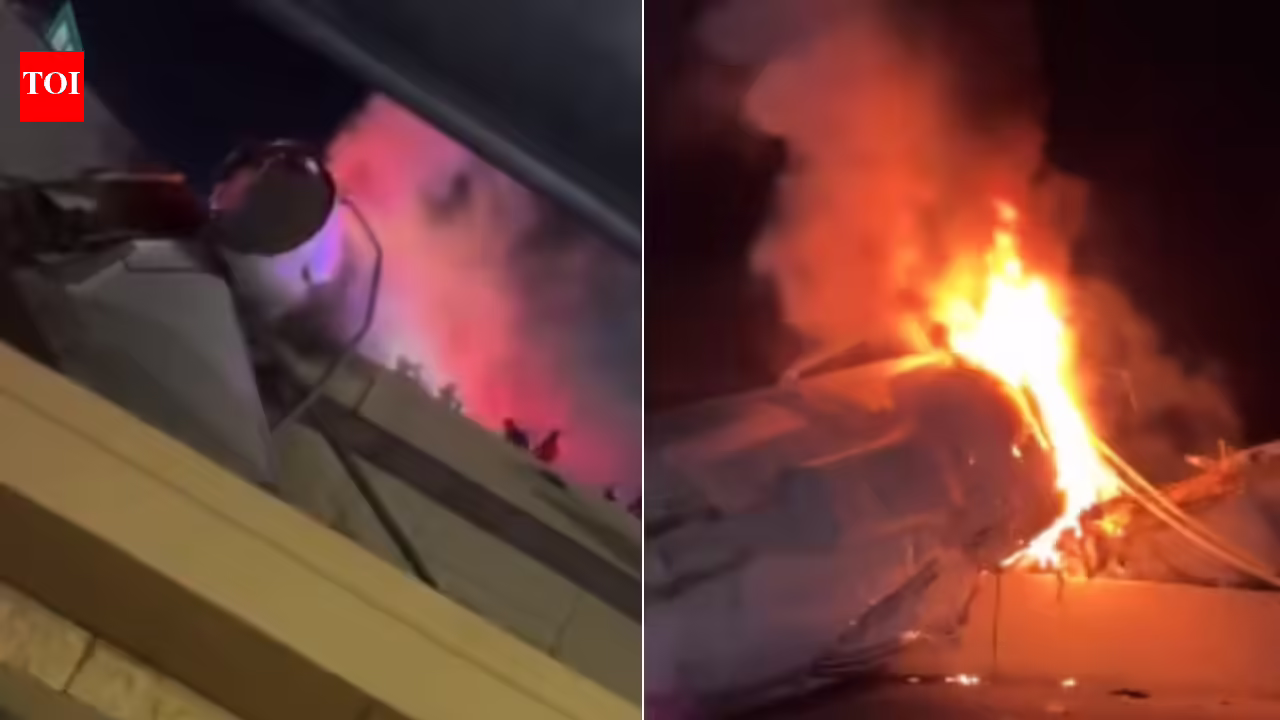 Texas airplane crash: Video captures rescuers attempting to free folks by way of cockpit window
