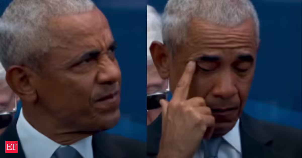 ‘Barack, have a look at me’: Michelle Obama’s emotional phrases about marriage and life carry Barack Obama to tears. Watch
