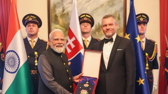 PM Modi conferred Slovakia’s highest honour, receives thirty third worldwide award