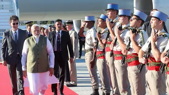 PM Modi lands in France for G7 Summit, bilateral engagements with Macron