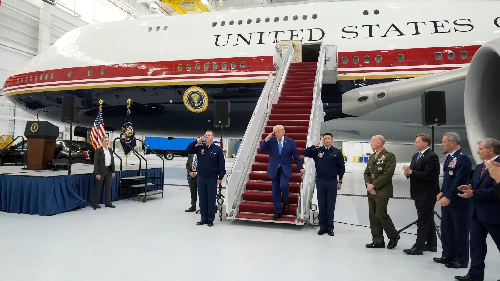 Trump Unveils New Air Power One, A Reward From Qatar