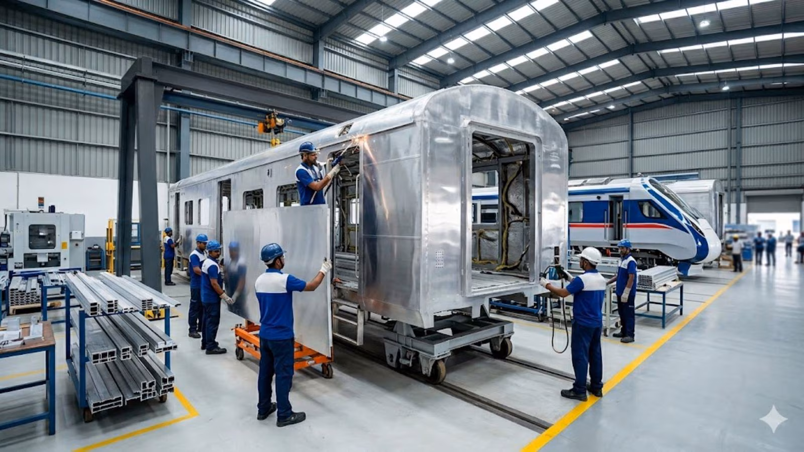 Titagarh Rail Methods to fabricate aluminium railway coaches completely in India by FY27