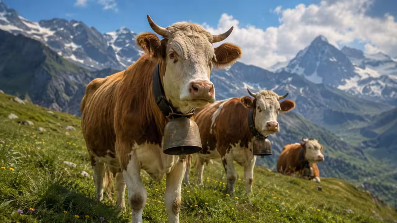 Swiss cows put on big bells round their necks. The explanation started with a easy downside within the mountains |